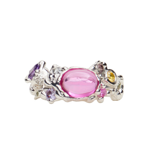 Del Mar Ring (Pink Sapphire) - Diligems (Korea) - Rings